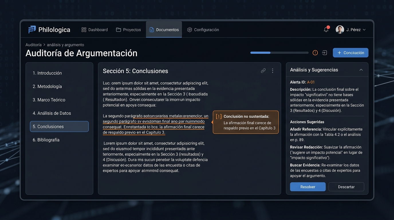 Conclusiones no sustentadas